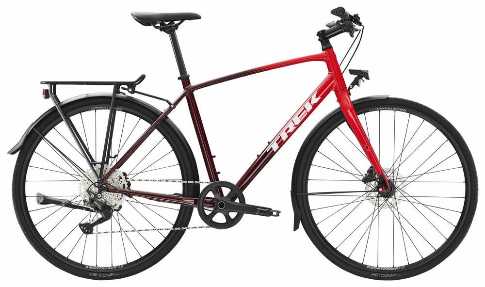 Trek FX 3 Disc Equipped S Viper Red to Cobra Blood Fade